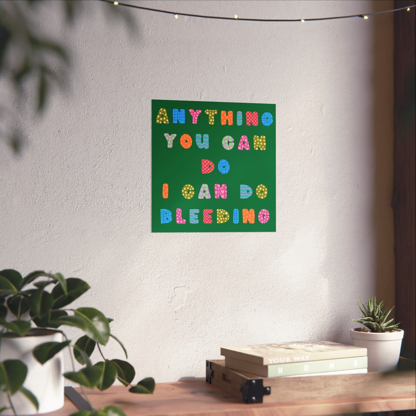 Matte Vertical Poster is Feminist AF