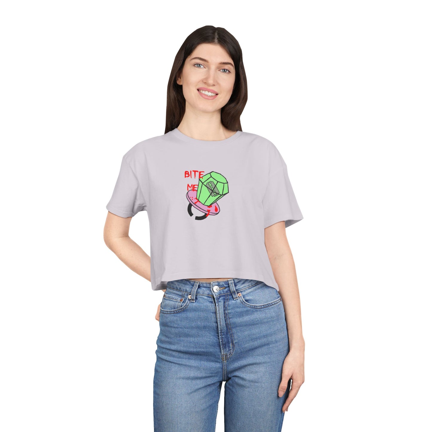 Crop Tee is Bitten
