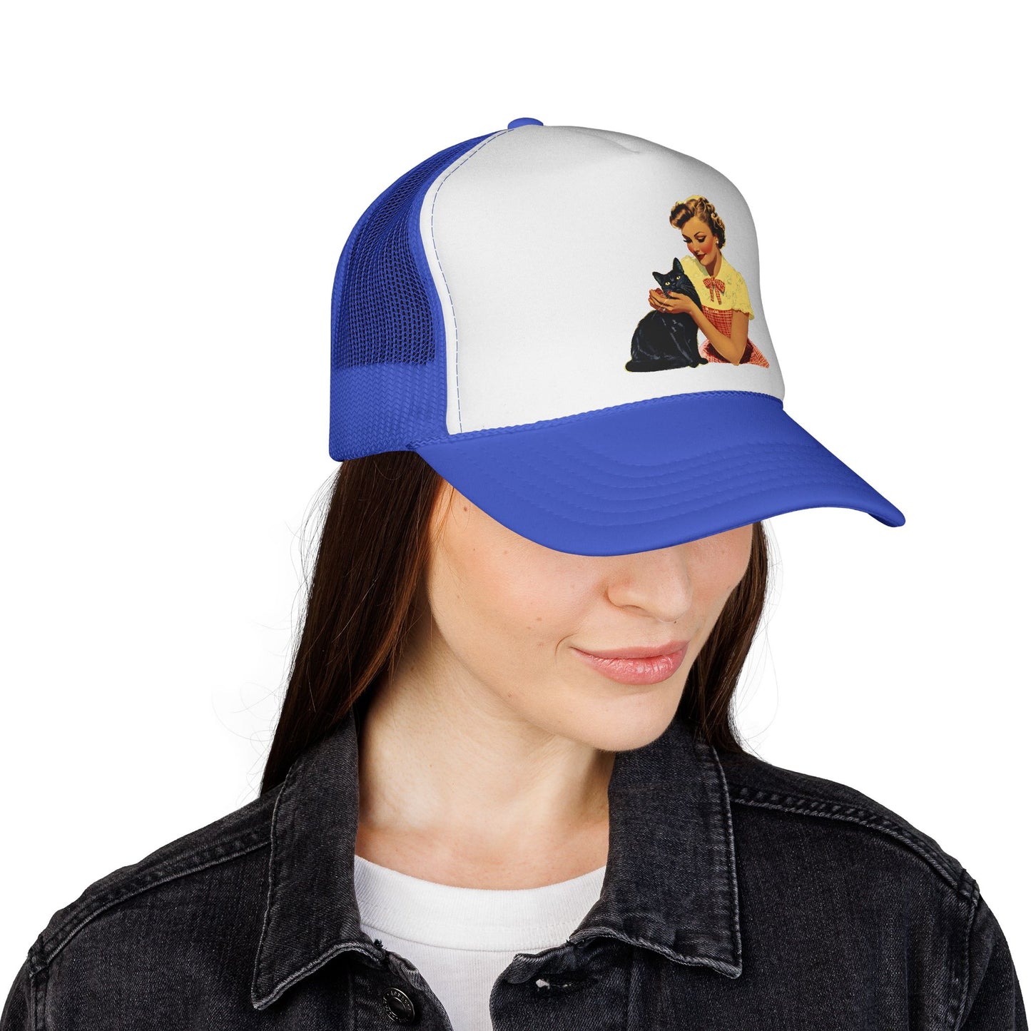 Trucker Cap is a Witch Cat