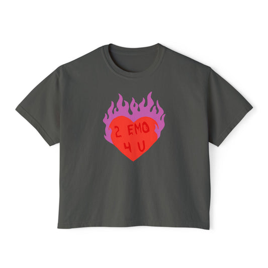 Boxy Tee is 2 Emo 4 U