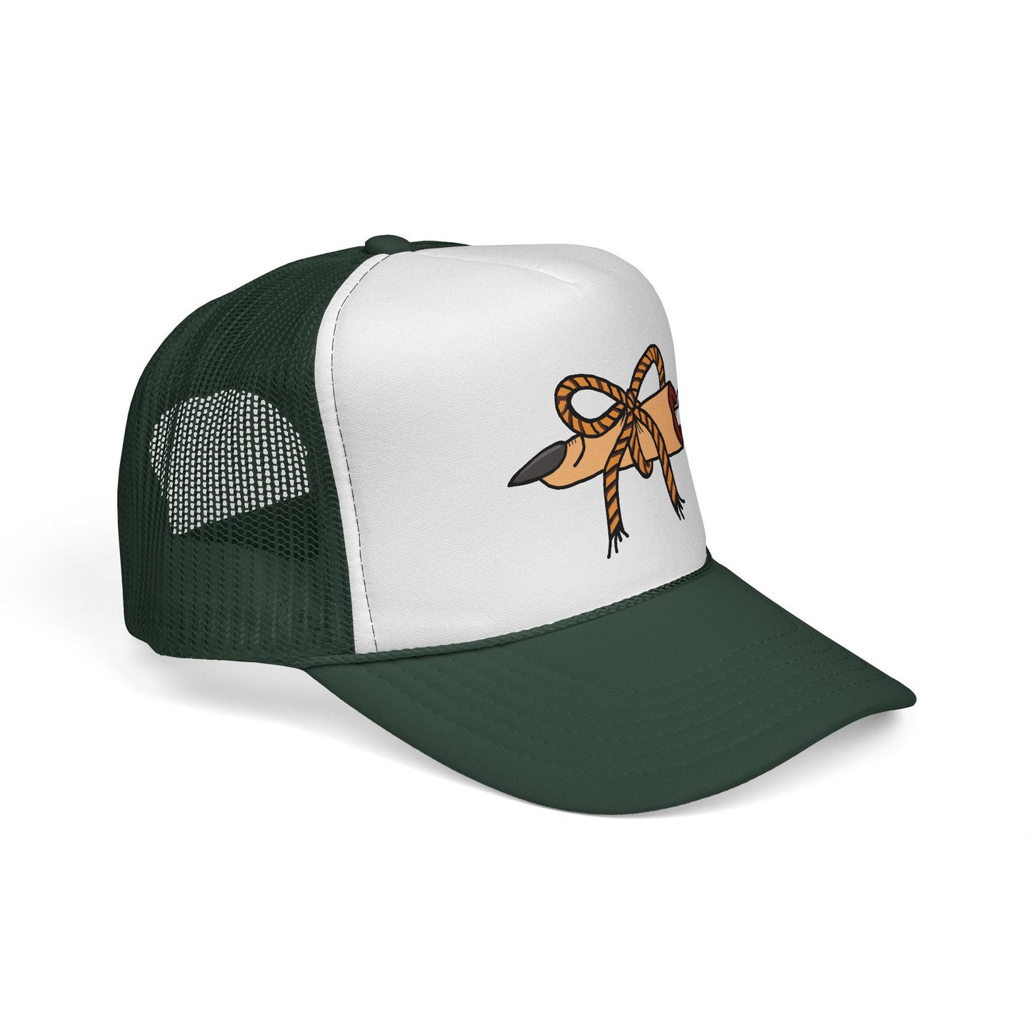 Trucker Cap is Pointing