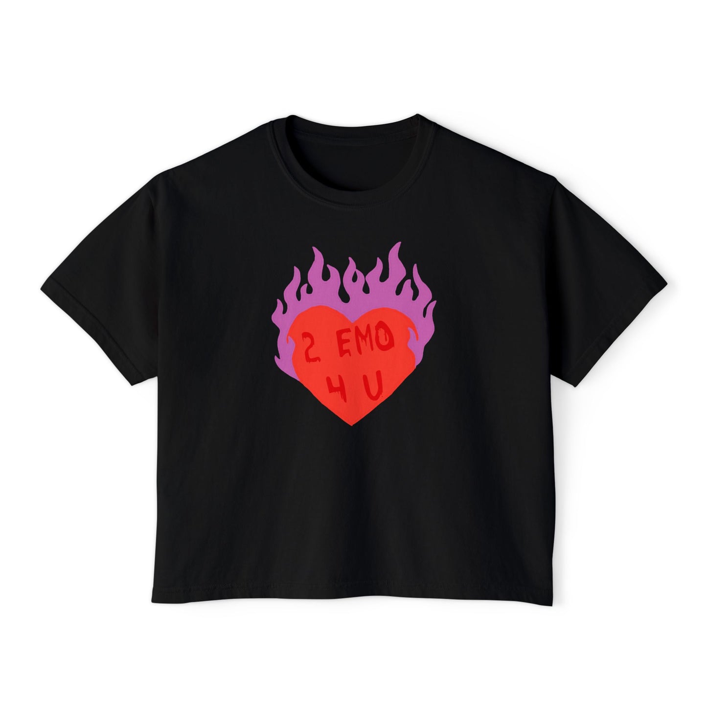 Boxy Tee is 2 Emo 4 U