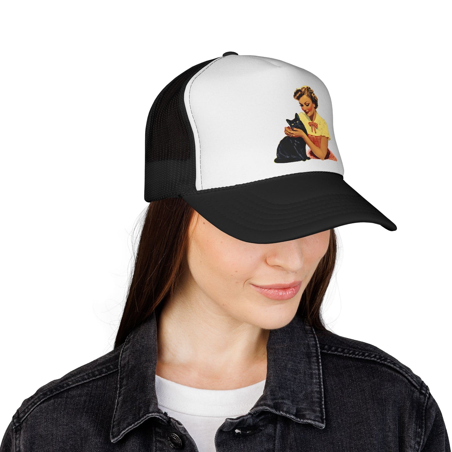 Trucker Cap is a Witch Cat