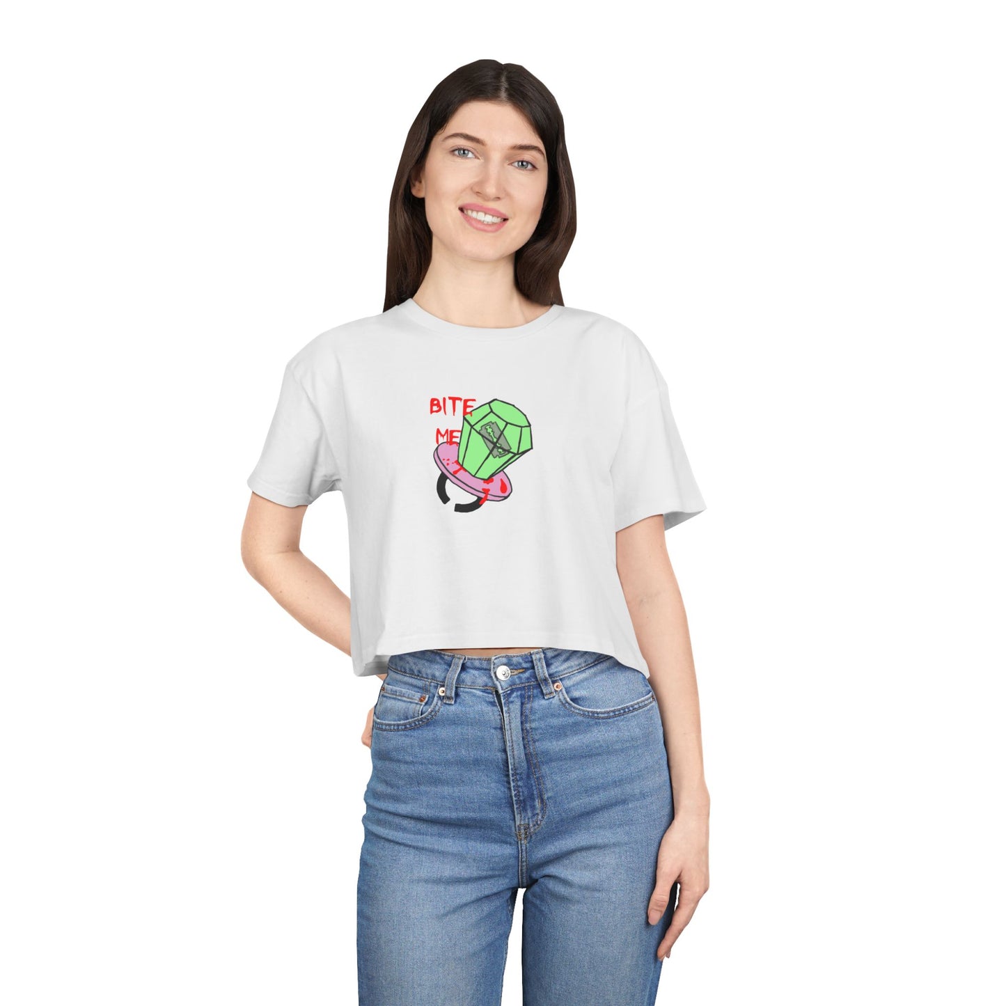 Crop Tee is Bitten