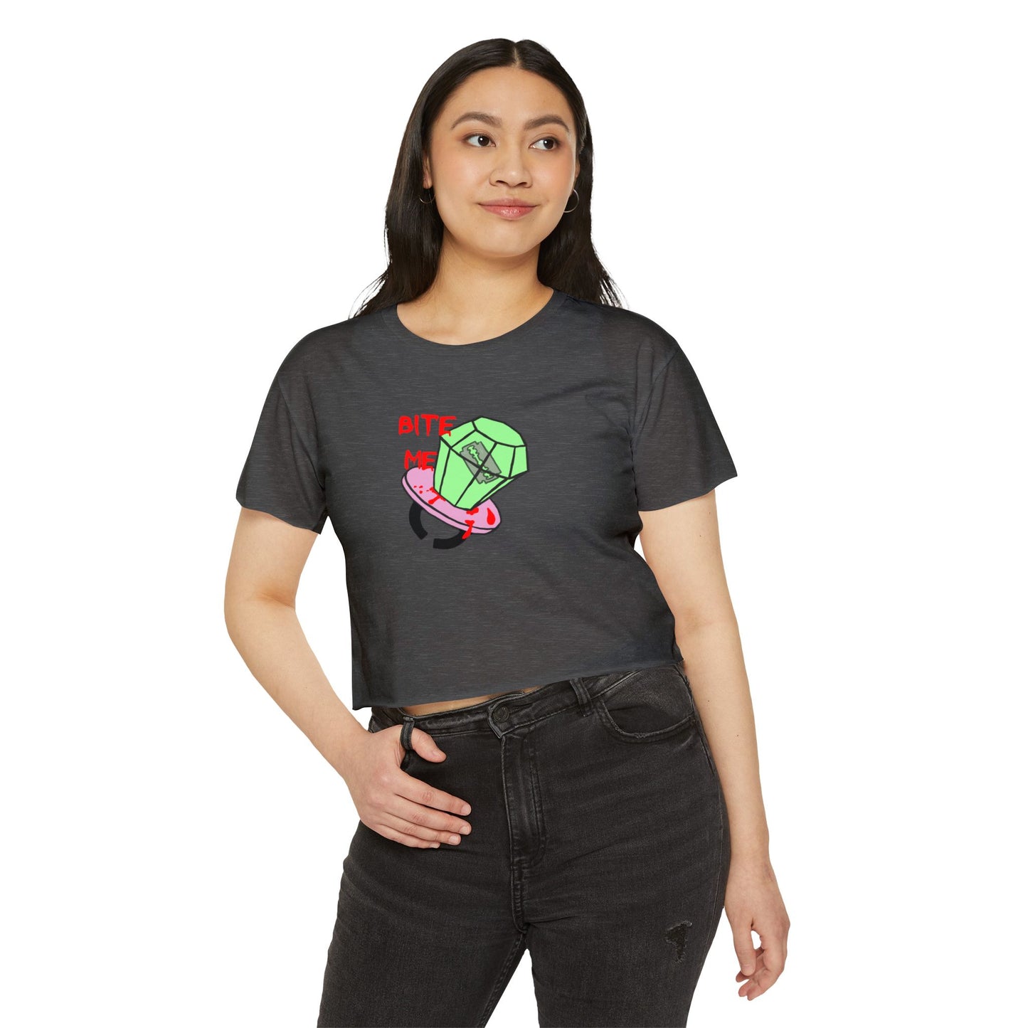 Festive Crop Top is Bitten