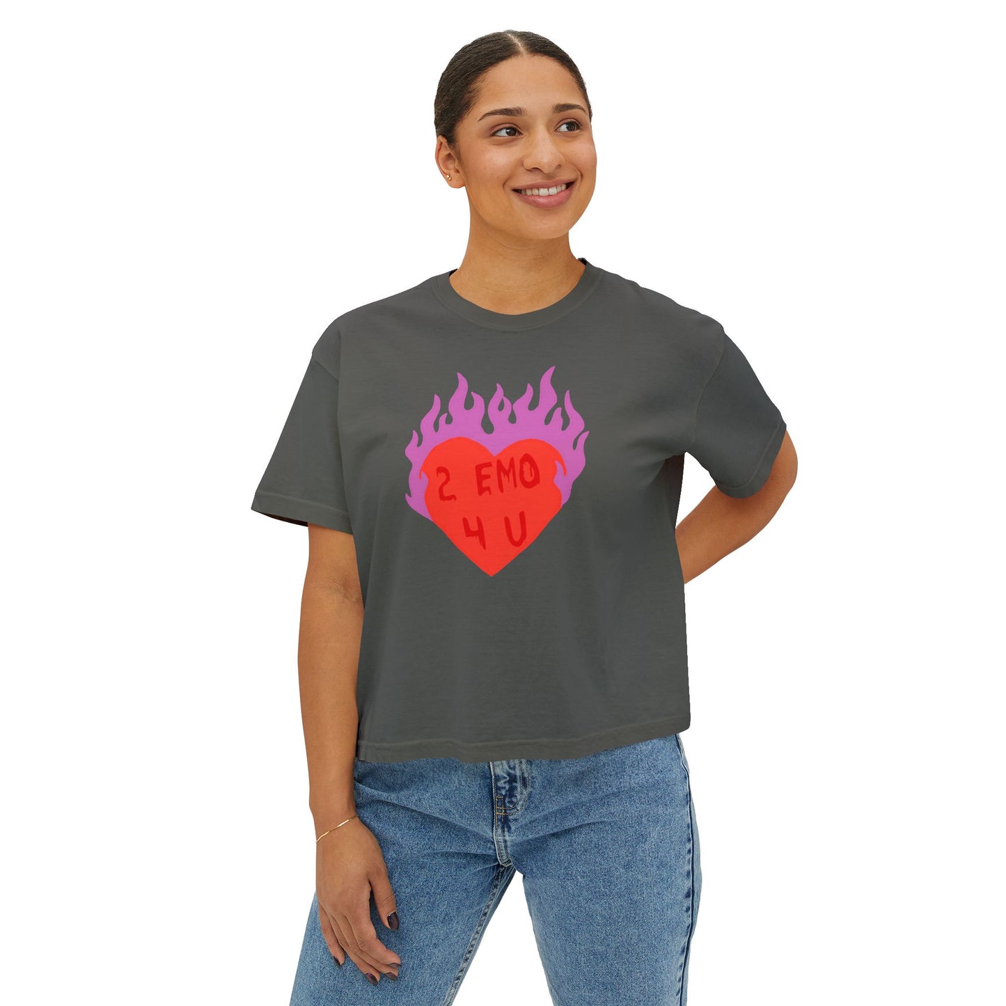Boxy Tee is 2 Emo 4 U