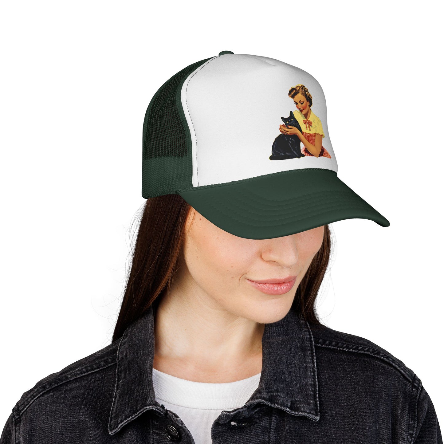 Trucker Cap is a Witch Cat