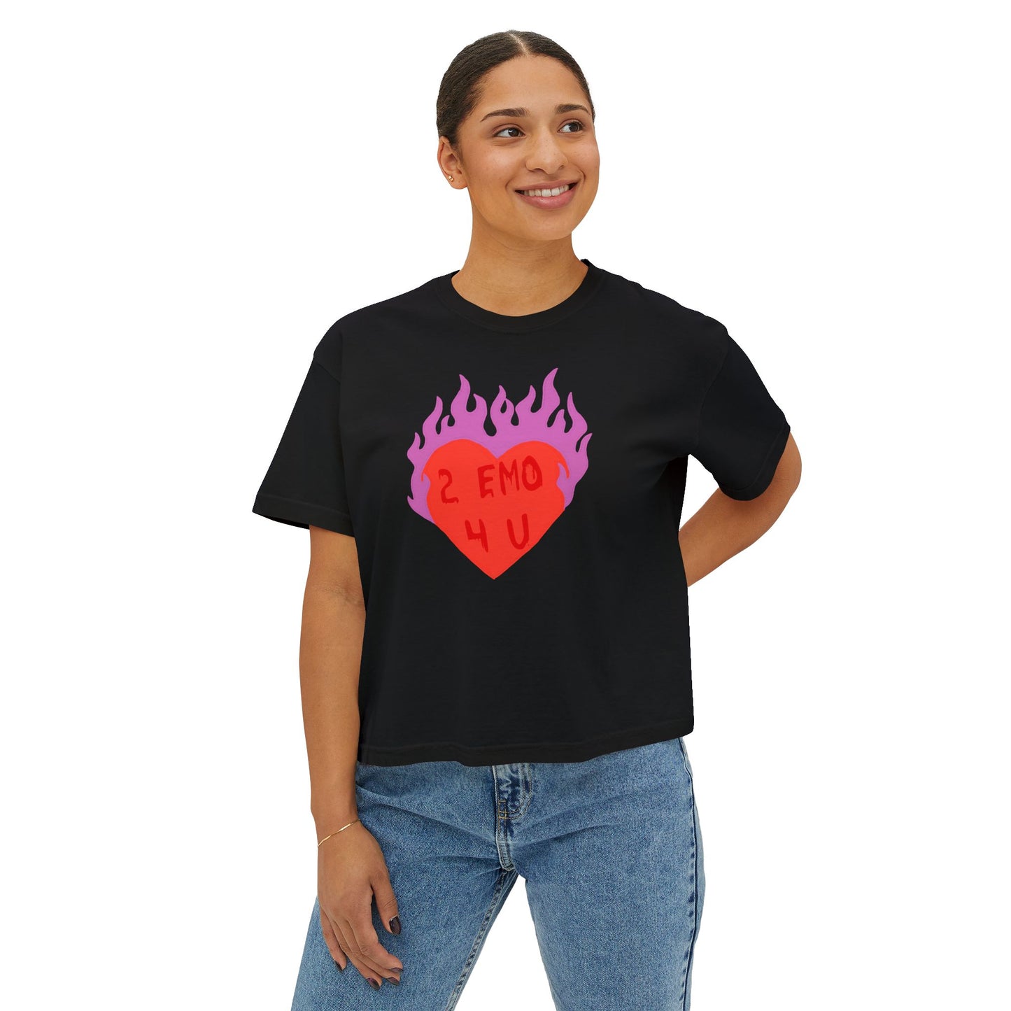 Boxy Tee is 2 Emo 4 U