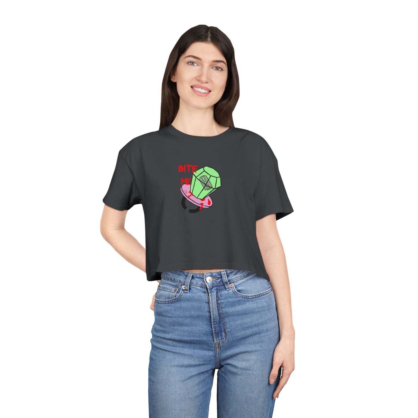 Crop Tee is Bitten