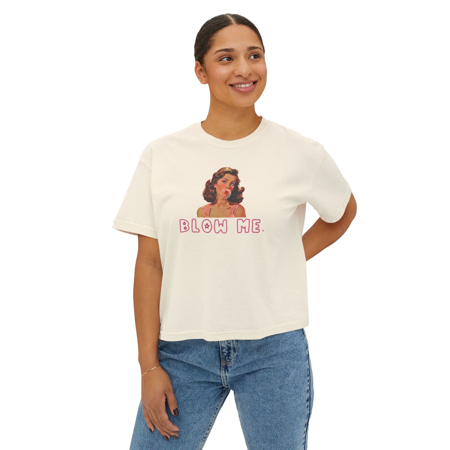 Boxy Tee is Poppin