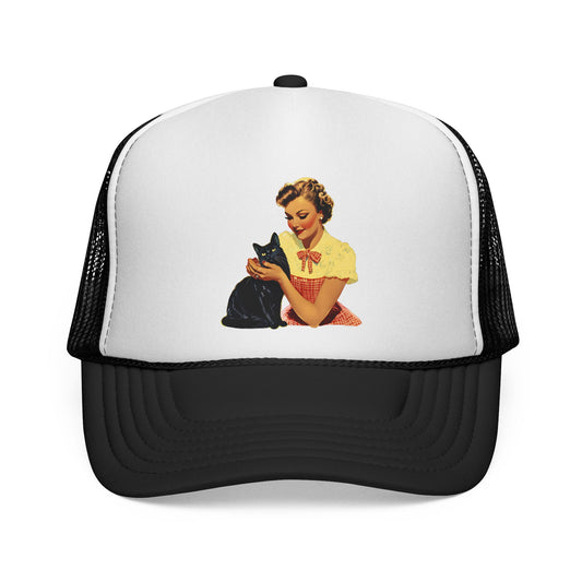 Trucker Cap is a Witch Cat