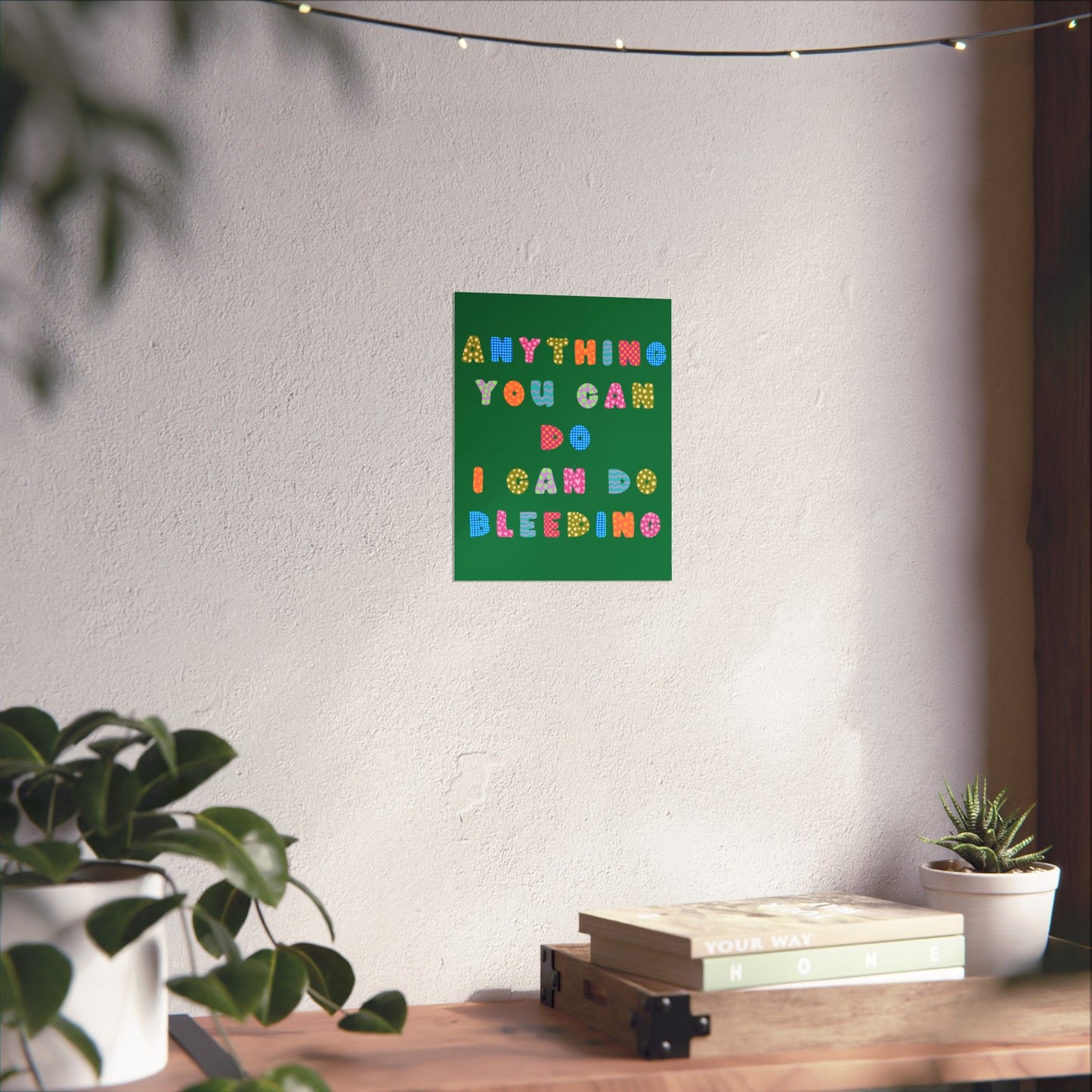 Matte Vertical Poster is Feminist AF