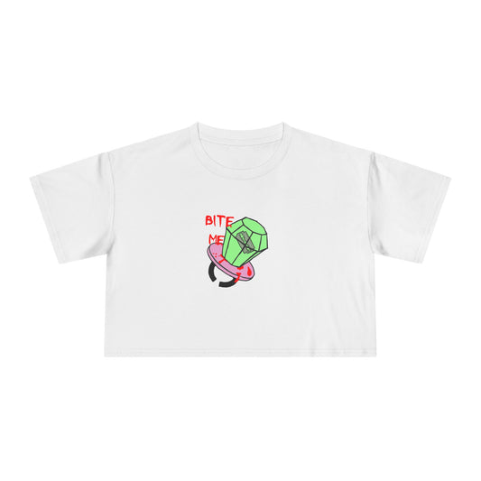 Crop Tee is Bitten