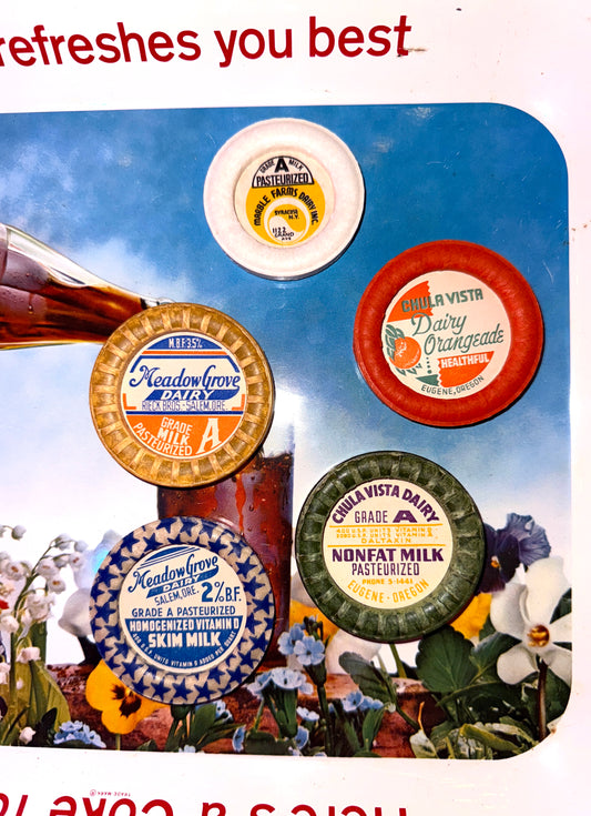Milk Lid Magnets