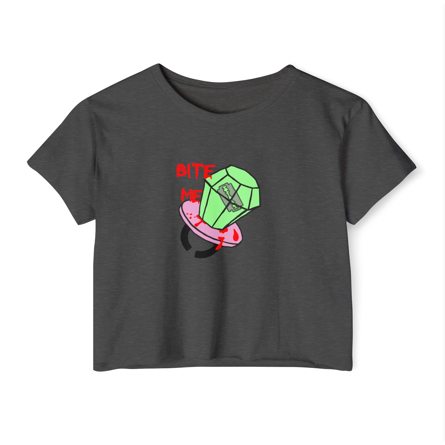 Festive Crop Top is Bitten