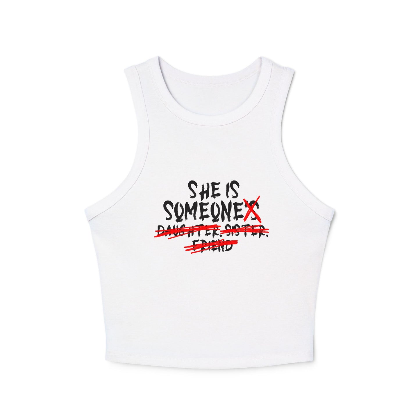 Racer Tank Top is Someone